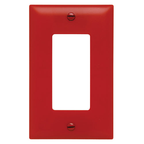 Wattstopper 1-Gang Decorator Wall Mount Plate Red (TP26RED)