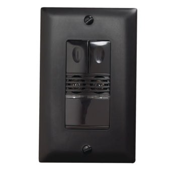 Wattstopper Dual Technology Wall Mount Switch Occupancy Sensor 2 Relays 120/277V Black (DW-200-B)