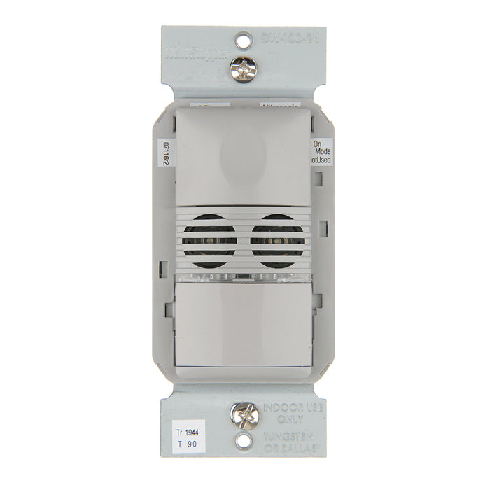 Wattstopper Dual Technology Wall Mount Switch Occupancy Sensor 24V Grey (DW-100-24-G)
