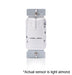 Wattstopper PIR Dual Relay Wall Mount Switch With Neutral PIR Low Voltage 120/277V Light Almond (PW-201-LA)