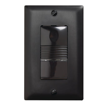 Wattstopper PIR Wall Mount Switch Occupancy Sensor 120/277V Black (PW-100-B)