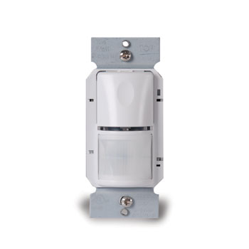 Wattstopper PIR Wall Mount Switch Occupancy Sensor 120/277V White (WS-301-W)
