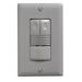 Wattstopper PIR Wall Mount Switch Occupancy Sensor 2 Relays PIR Low Voltage 120/277V Grey (PW-200-G)