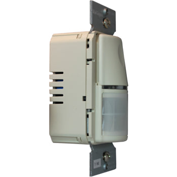 Wattstopper PIR Wall Mount Switch Occupancy Sensor PIR Low Voltage 347V White (WS-301-347-W)