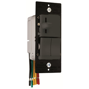 Wattstopper Preset Dimmer Plus Switch 300W Black (LSDS300PBKV)