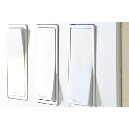 Wattstopper Radiant Screwless Wall Mount Plate 3-Gang White (RWP263W)