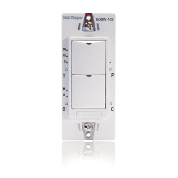 Wattstopper RF Dual Relay Switch Receiver PIR Low Voltage No Neutral PIR Low Voltage Grey (EOSW-102-G)