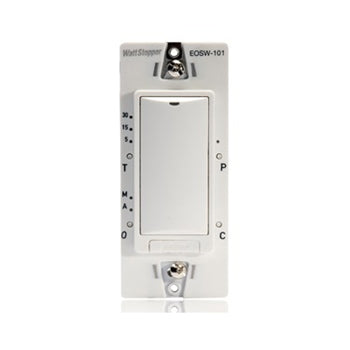 Wattstopper RF Single Relay Switch Receiver PIR Low Voltage No Neutral PIR Low Voltage White (EOSW-101-W)