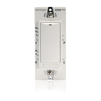 Wattstopper RF Single Relay Switch Receiver PIR Low Voltage No Neutral PIR Low Voltage White (EOSW-101-W)