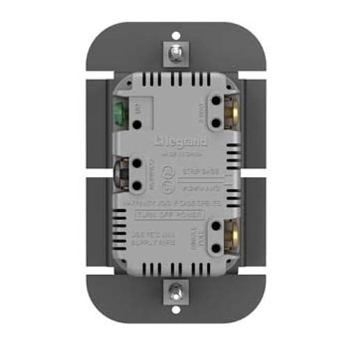 Wattstopper Toggle Slide Dimmer Fluorescent Single-Pole 3-Way 8A Light Almond (TSDFB83PLA)