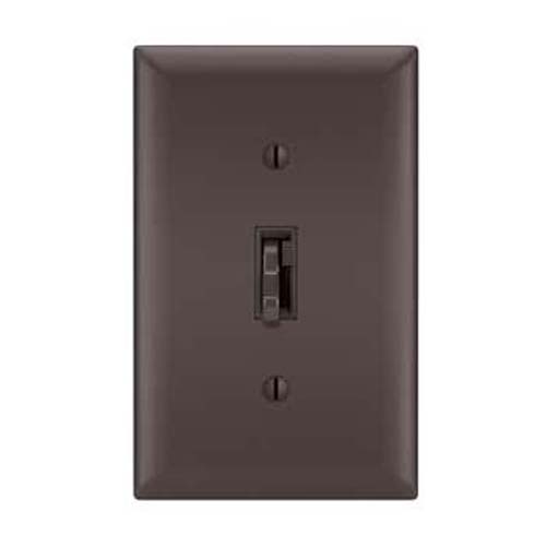 Wattstopper Toggle Slide Dimmer Low-Voltage Single-Pole 3-Way 1100Va Brown (TSDLV1103P)