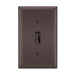 Wattstopper Toggle Slide Dimmer Low-Voltage Single-Pole 3-Way 1100Va Brown (TSDLV1103P)