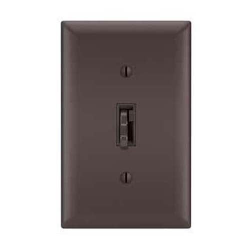 Wattstopper Toggle Slide Dimmer Low-Voltage Single-Pole 3-Way 700Va Brown (TSDLV703P)