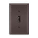 Wattstopper Toggle Slide Dimmer Low-Voltage Single-Pole 3-Way 700Va Brown (TSDLV703P)