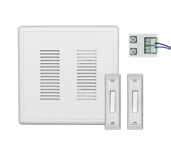 NICOR PrimeChime Plus 2 Video Compatible Doorbell Chime Kit With ecobee Adapter Matte White (PRCP2EB)
