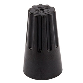 NSI High Temperature Black Easy Twist Wire Connector For 22-18 AWG Wire-500 Per Bag (WC-HB3-B)