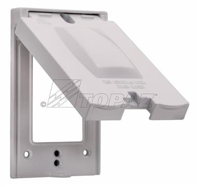 Southwire TOPAZ 1-Gang Vertical/Horizontal 10-In-1 Cover White (WC1V12W)