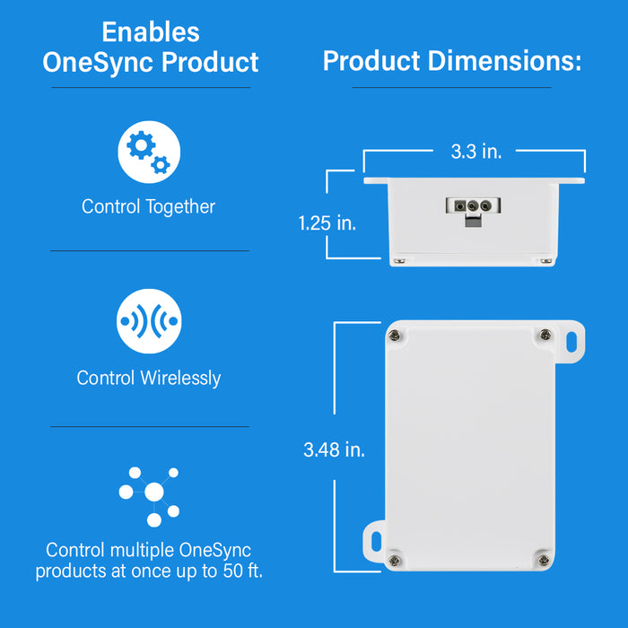 Feit Electric OneSync Undercabinet Hardwire Converter Junction Box (UCL/JBX)