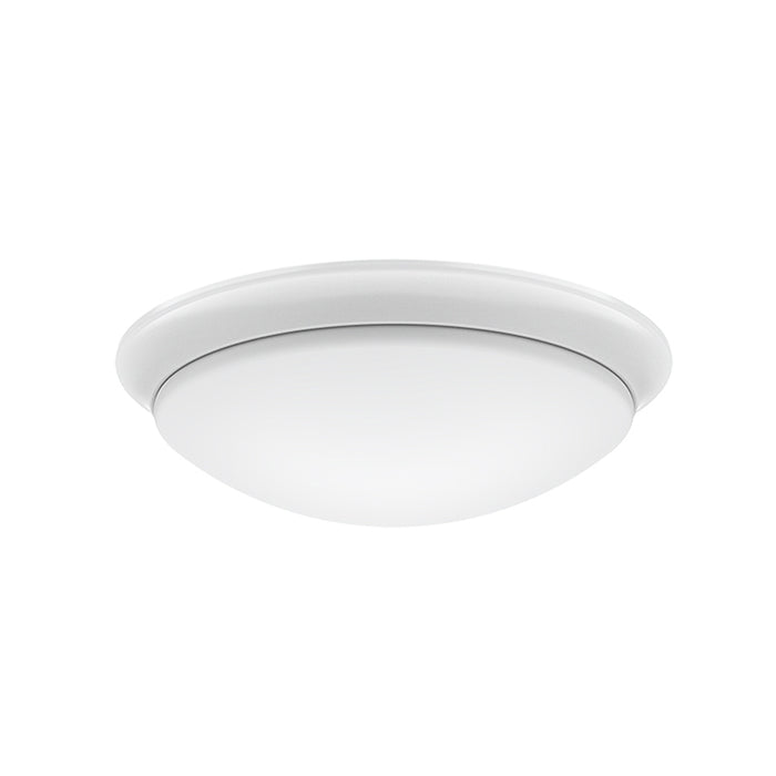 Westgate Manufacturing 11 Inch LED Dome Flush Mount 20W 1500Lm 5 CCT 2700K/3000K/3500K/4000K/5000K 120V R80 Dimmable White (FMD-11-MCT5-WH)