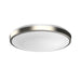 Westgate Manufacturing 11 Inch LED Single Ring Flush Mount 16W 1200Lm 5 CCT 2700K/3000K/3500K/4000K/5000K 120V Dimmable Brushed Nickel (FSL-11-MCT5)