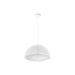 Westgate Manufacturing 12 Inch Integrated LED Modern Dome Pendant 25W 1300Lm C90 5CCT 2700K/3000K/3500K/4000K/5000K White (LCFD-MCT5-WH)