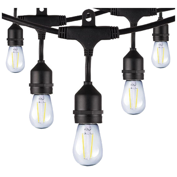 Westgate Manufacturing String Light 12 LED Lamps 24 Foot STG 2700K 120V (STG-2412-27K)