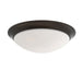 Westgate Manufacturing 13 Inch LED Dome Flush Mount 24W 1800Lm 5 CCT 2700K/3000K/3500K/4000K/5000K 120V Dimmable Oil Rubbed Bronze (FMD-13-MCT5-ORB)