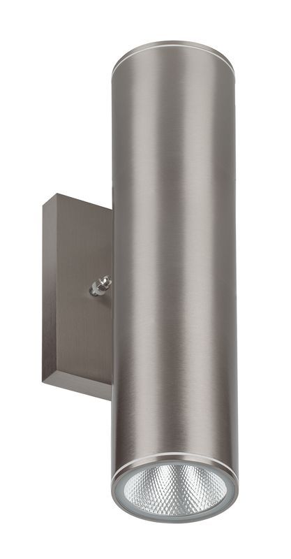 Westgate Manufacturing 2 Inch Wall Mount Cylinder Up/Down 2X6W 3000K/4000K/5000K Dimmable Brushed Nickel (WMC2-UDL-MCT-BN-DT)