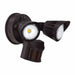 Westgate Manufacturing 20W 3 CCT 3000K/4000K/5000K Bronze 2-Heads Security Light With Motion Sensor (SL-20W-MCT-BZ-P)