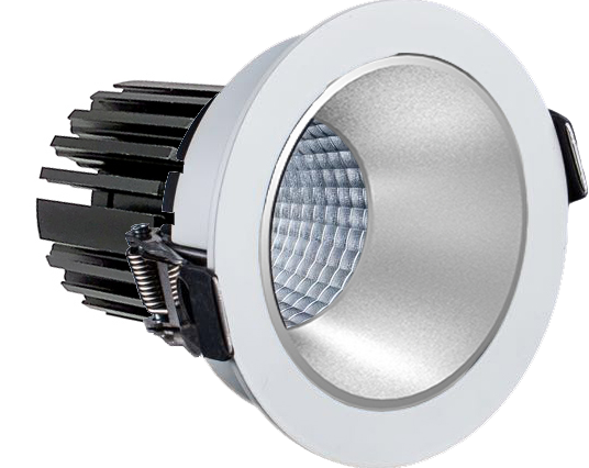 Westgate Manufacturing 3 Inch LED Winged Recessed Light Open Trim 10W 2700K Matte Silver (LRD-10W-27K-3WTR-HZ)