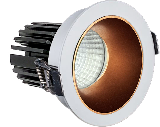 Westgate Manufacturing 3 Inch LED Winged Recessed Light Open Trim 7W 3000K Matte Gold (LRD-7W-30K-3WTR-MG)