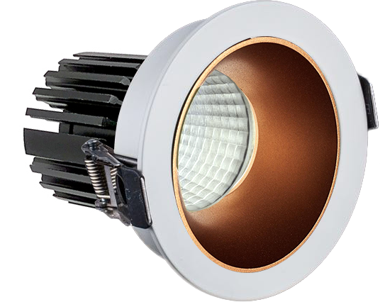 Westgate Manufacturing 3 Inch LED Winged Recessed Light Open Trim 7W 3000K Matte Gold (LRD-7W-30K-3WTR-MG)