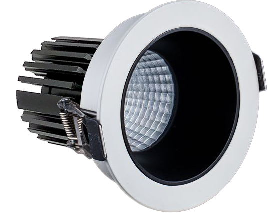 Westgate Manufacturing 3 Inch LED Winged Recessed Light Open Trim 7W 3500K Black (LRD-7W-35K-3WTR-BK)