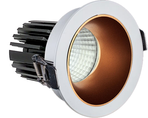 Westgate Manufacturing 3 Inch LED Winged Recessed Light Open Trim 7W 5000K Matte Gold (LRD-7W-50K-3WTR-MG)
