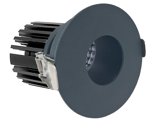 Westgate Manufacturing 3 Inch LED Winged Recessed Light Pin Hole Trim 10W 3000K Black (LRD-10W-30K-3WTRPH-BK)