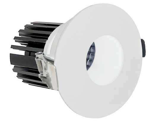 Westgate Manufacturing 3 Inch LED Winged Recessed Light Pin Hole Trim 10W 3500K White (LRD-10W-35K-3WTRPH-WH)