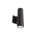 Westgate Manufacturing 3 Inch Wall Mount Cylinder Up/Down 2X9W 3000K/4000K/5000K Dimmable Black (WMC3-UDL-MCT-BK-DT)