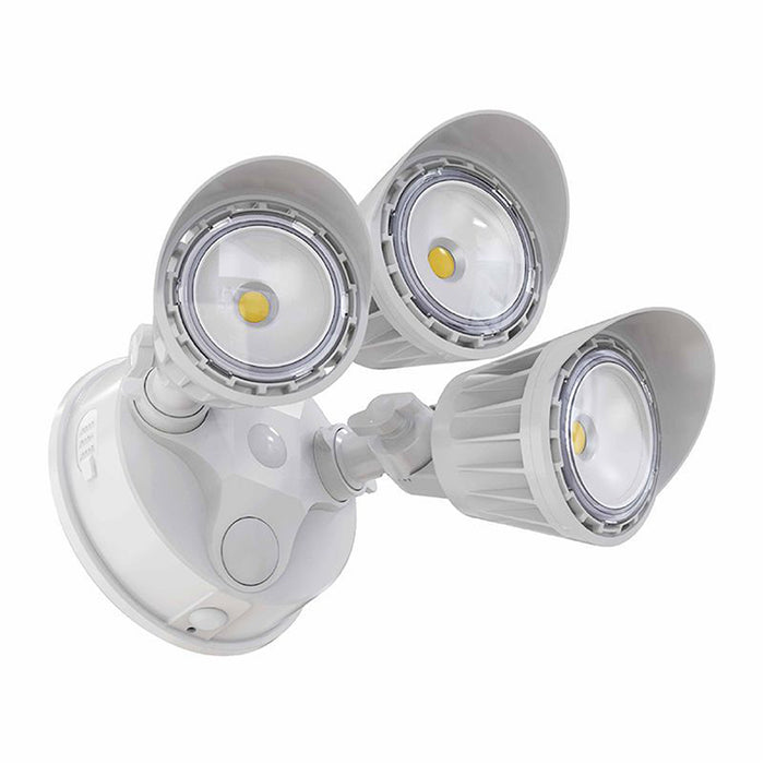 Westgate Manufacturing 30W 3 CCT 3000K/4000K/5000K Bronze 3-Heads Security Light With Motion Sensor (SL-30W-MCT-BZ-P)