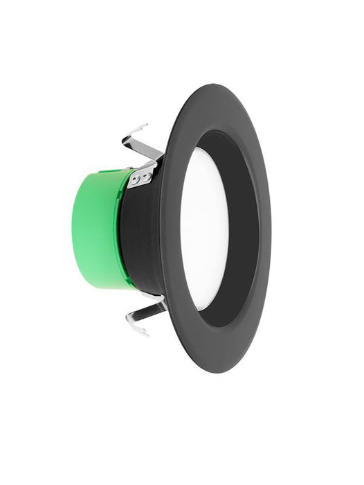 Westgate Manufacturing 4 Inch 8W 650Lm Recess Trim 2700K/3000K/3500K/4000K/5000K Smooth Energy Star JA8 Black (RDL4-ST-MCT5-BK)