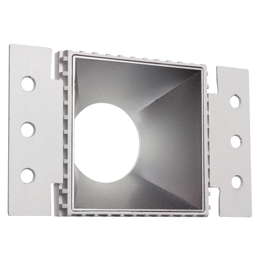 Westgate Manufacturing 4 Inch Square LED Trimless Recessed Light 10W 3500K Matte Silver (LRD-TL-10W-35K-4S-HZ)