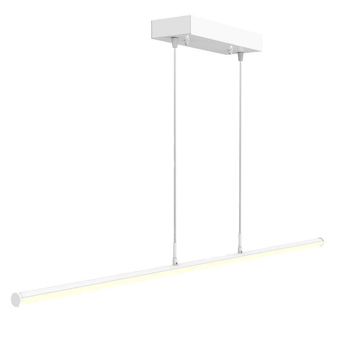 Westgate Manufacturing 6 Foot Linear Tube Decorative Suspended Light Wattage/CCT Selectable 25W/40W/50W 3000K/3500K/4000K 0-10V White (SDTL-6FT-25-50W-MCTP)