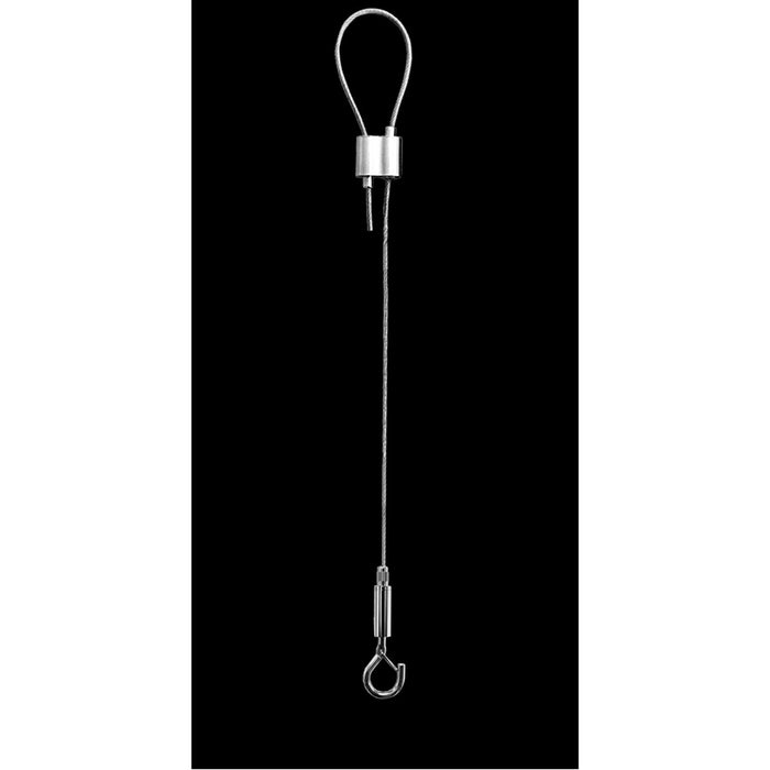 Westgate Manufacturing Adjustable 20 Foot 5/64 Inch Single Suspension Cable With Heavy-Duty Hook Loop Gripper On Top (SCL-GS220)