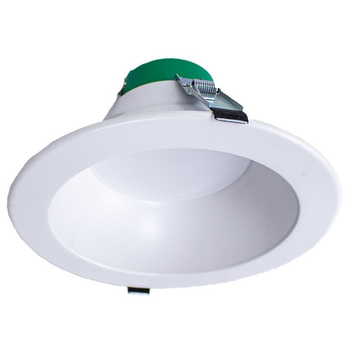 Westgate Manufacturing Builder Series Snap-In Commercial Recessed LED Light 8 Inch LED Wattage/CCT Selectable 10W/15W/22W 3000K/4000K/5000K (CRLE8-10-22W-MCTP-WH)