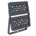 Westgate Manufacturing DMX 512 Compatible RGBW Series LED Square Flood Light 144W Black (DMX-FLS-144W-RGBW-BT-BK)