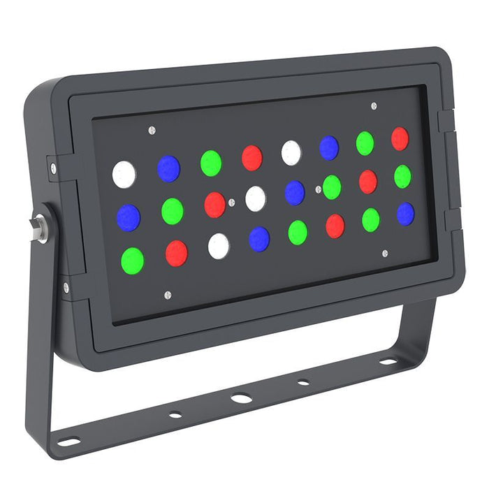 Westgate Manufacturing DMX 512 Compatible RGBW Series LED Square Flood Light 72W Black (DMX-FLS-72W-RGBW-BT-BK)