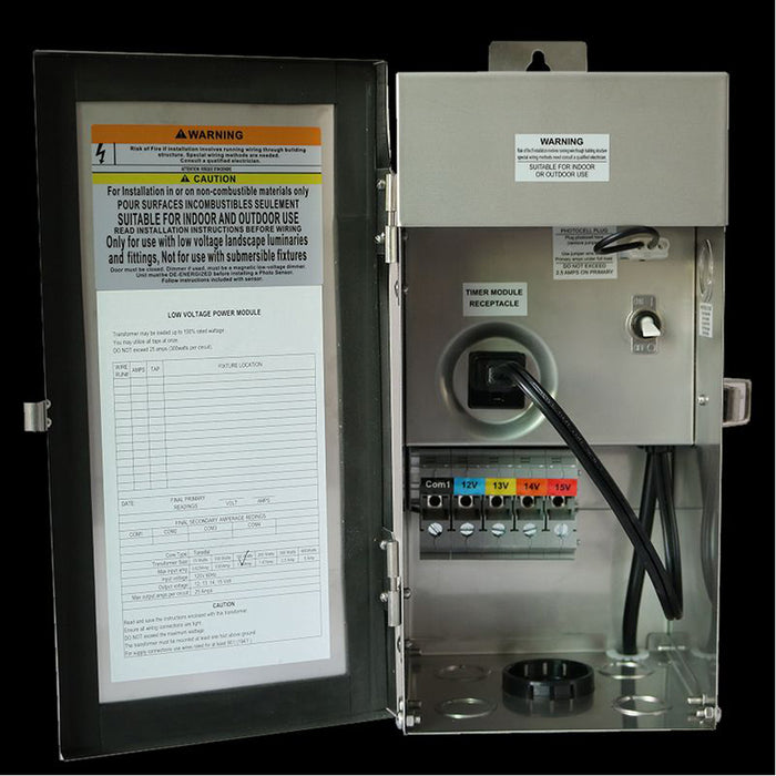 Westgate Manufacturing Multi-Tap Landscape Transformer - Timer And Photocell Ready 150W (TR-150W-MT-SS)