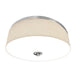 Westgate Manufacturing Integrated LED Fabric Drum 18 Inch 30W 1800Lm 90 CRI 5 CCT 2700K/3000K/3500K/4000K/5000K Brushed Nickel (LCFF-18-MCT5-BN)