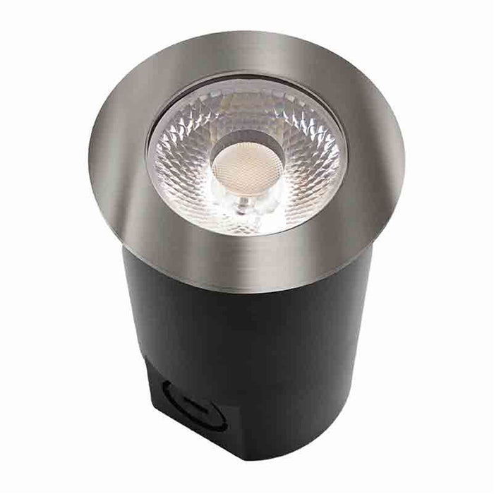 Westgate Manufacturing Integrated LED Inground Light 12-24V AC/DC 3W 3000K Brushed Nickel (IGLA-3W-30K-BN)