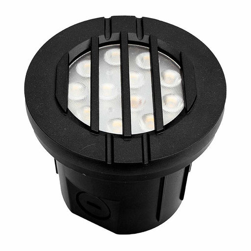 Westgate Manufacturing Integrated LED Well Light Louver 12-24V AC/DC 6W 3000K Black (WLL-106-30K-BK)