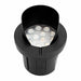 Westgate Manufacturing Integrated LED Well Light Shroud 12-24V AC/DC 6W 3000K Black (WLL-181-30K-BK)